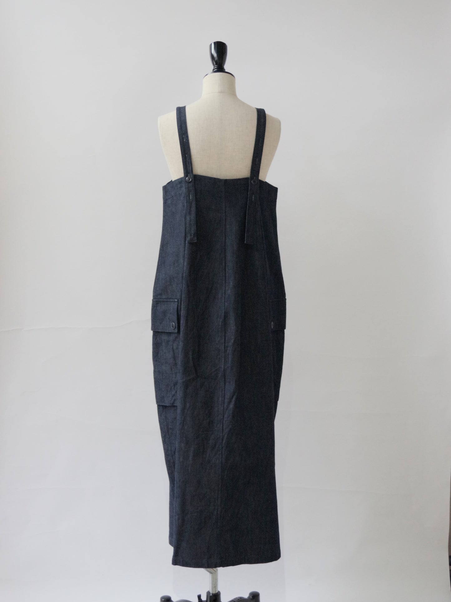 8.5ozライトデニム ロングサロペット | HAVERSACK