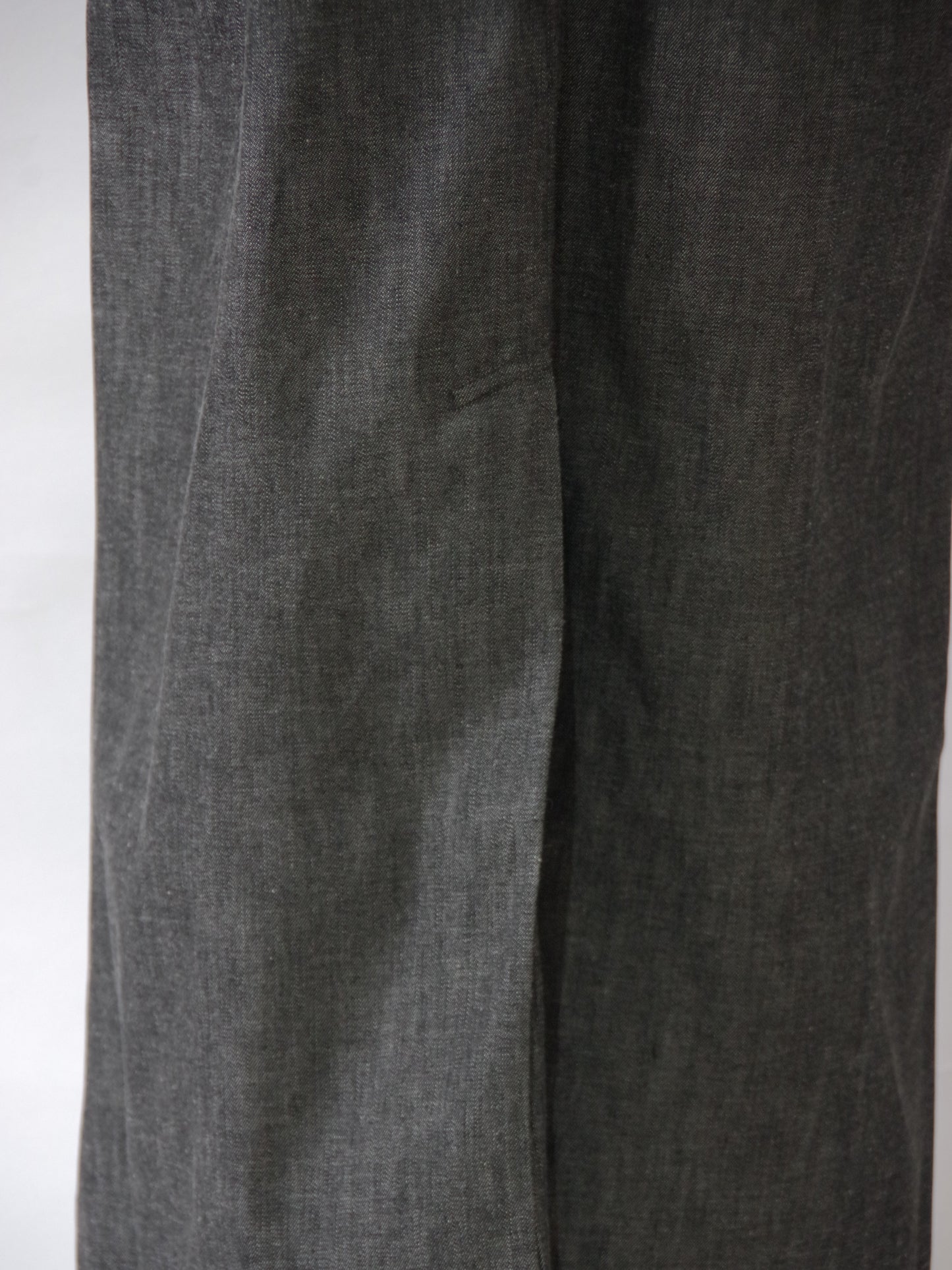 8.5ozライトデニム 5分袖ロングワンピース