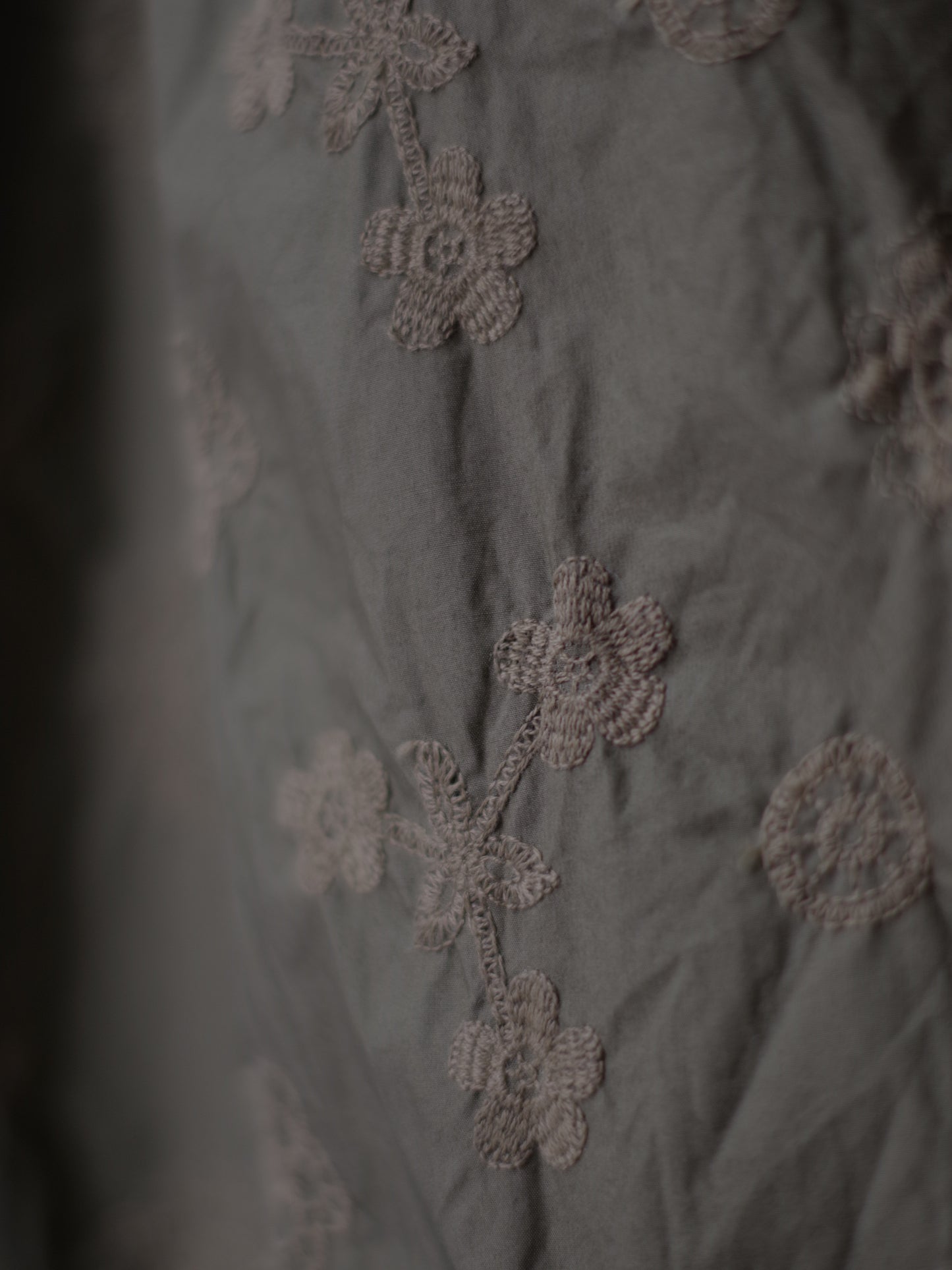 ANTQUE EMBROIDERY LACE ギャザースカート | Gauze