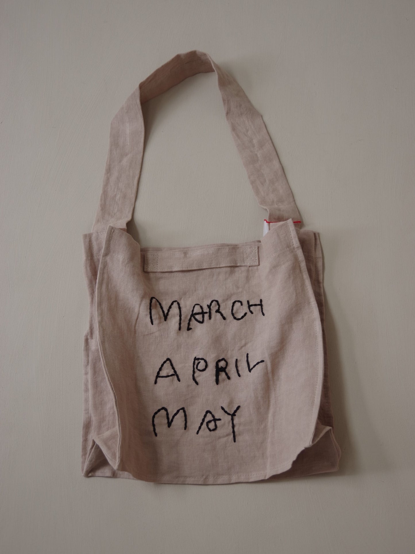 リネンショルダーバッグ M | march april may