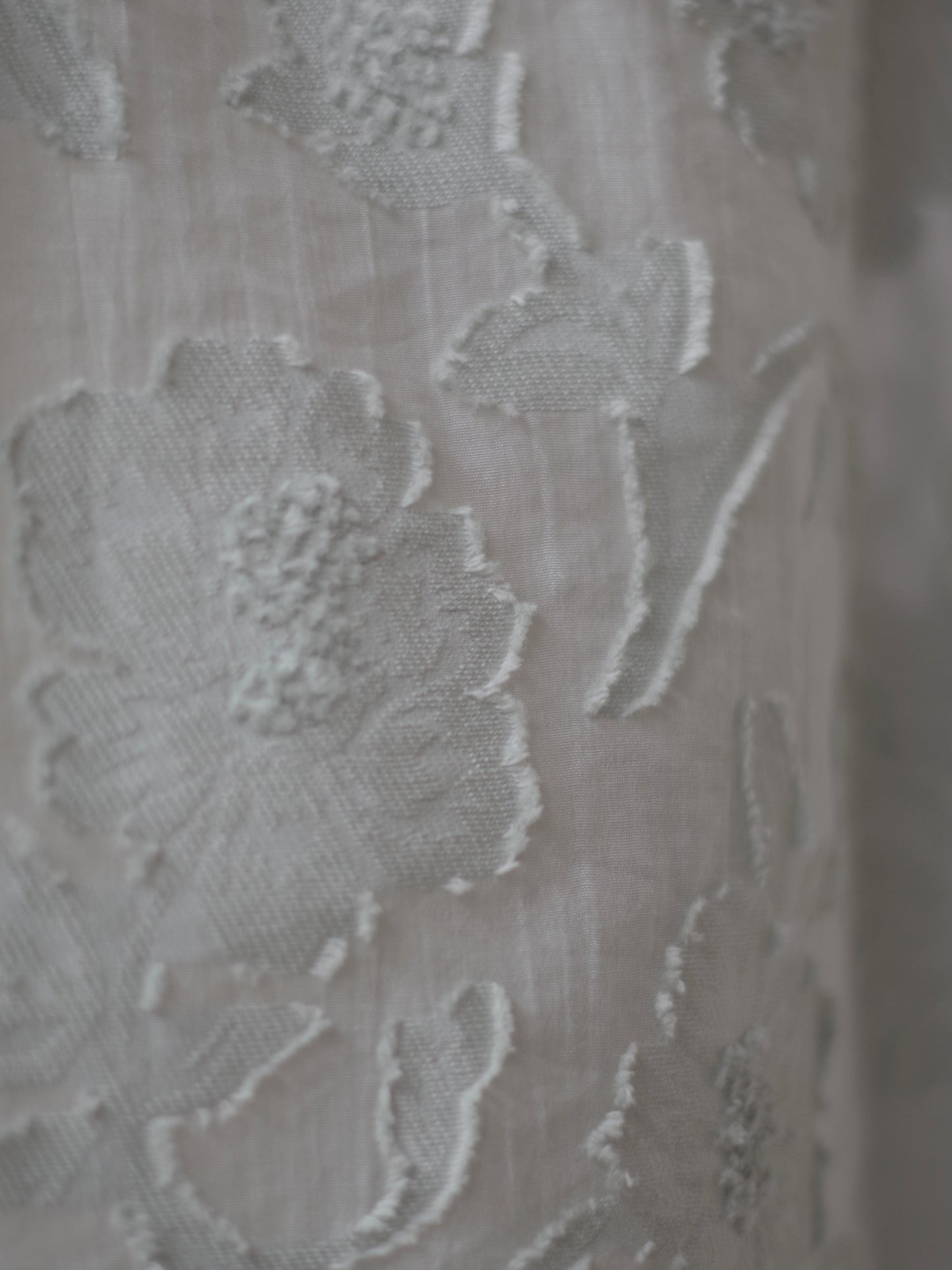 botanical cut jaquard blouse  | Heriter