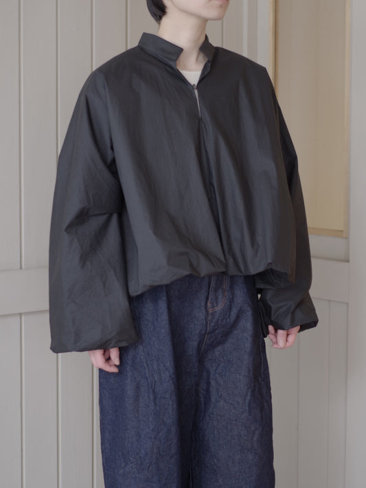 80タイプライタースタンドカラーボリュームシャツ | HAVERSACK