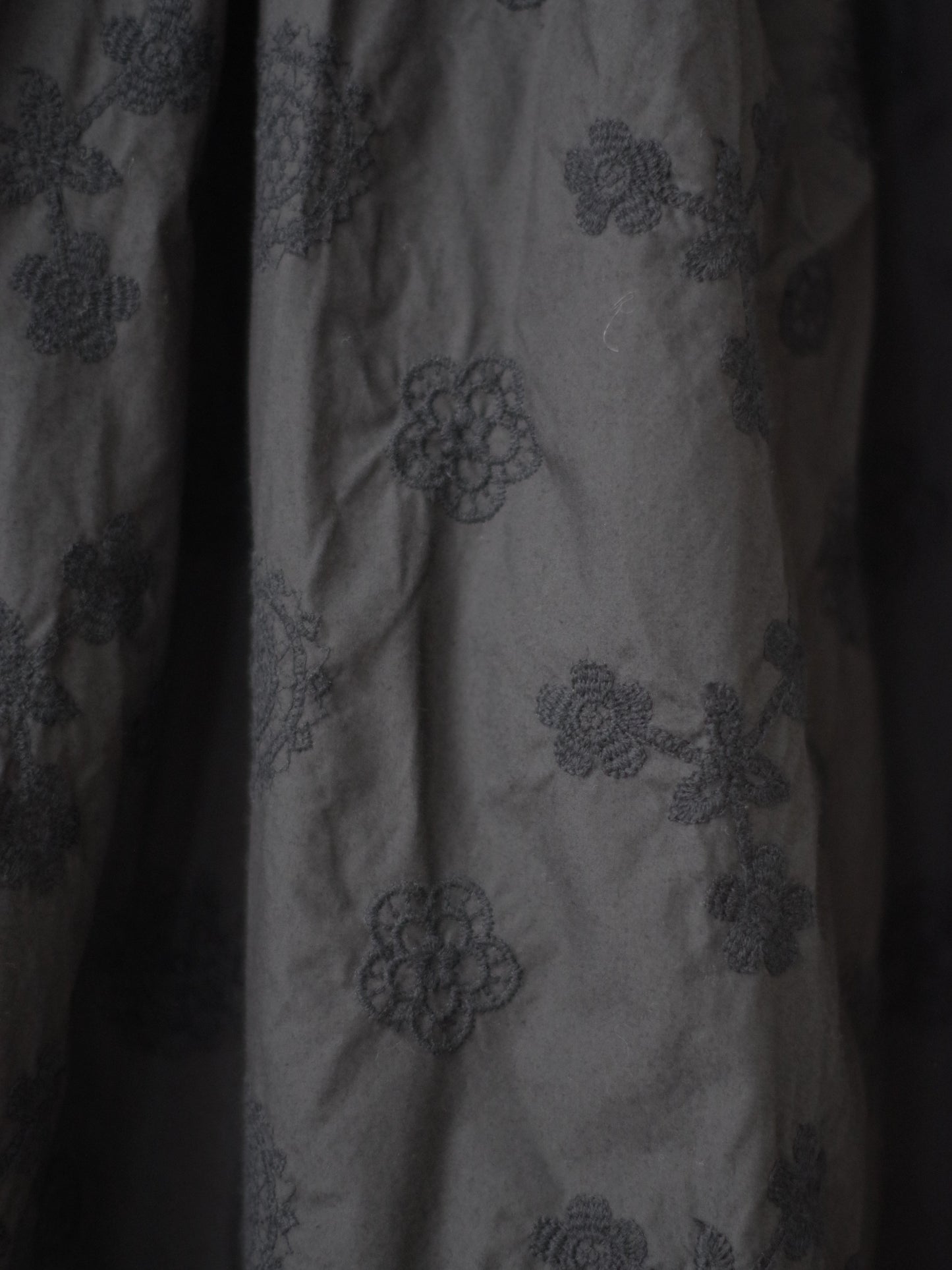 ANTQUE EMBROIDERY LACE ギャザースカート | Gauze