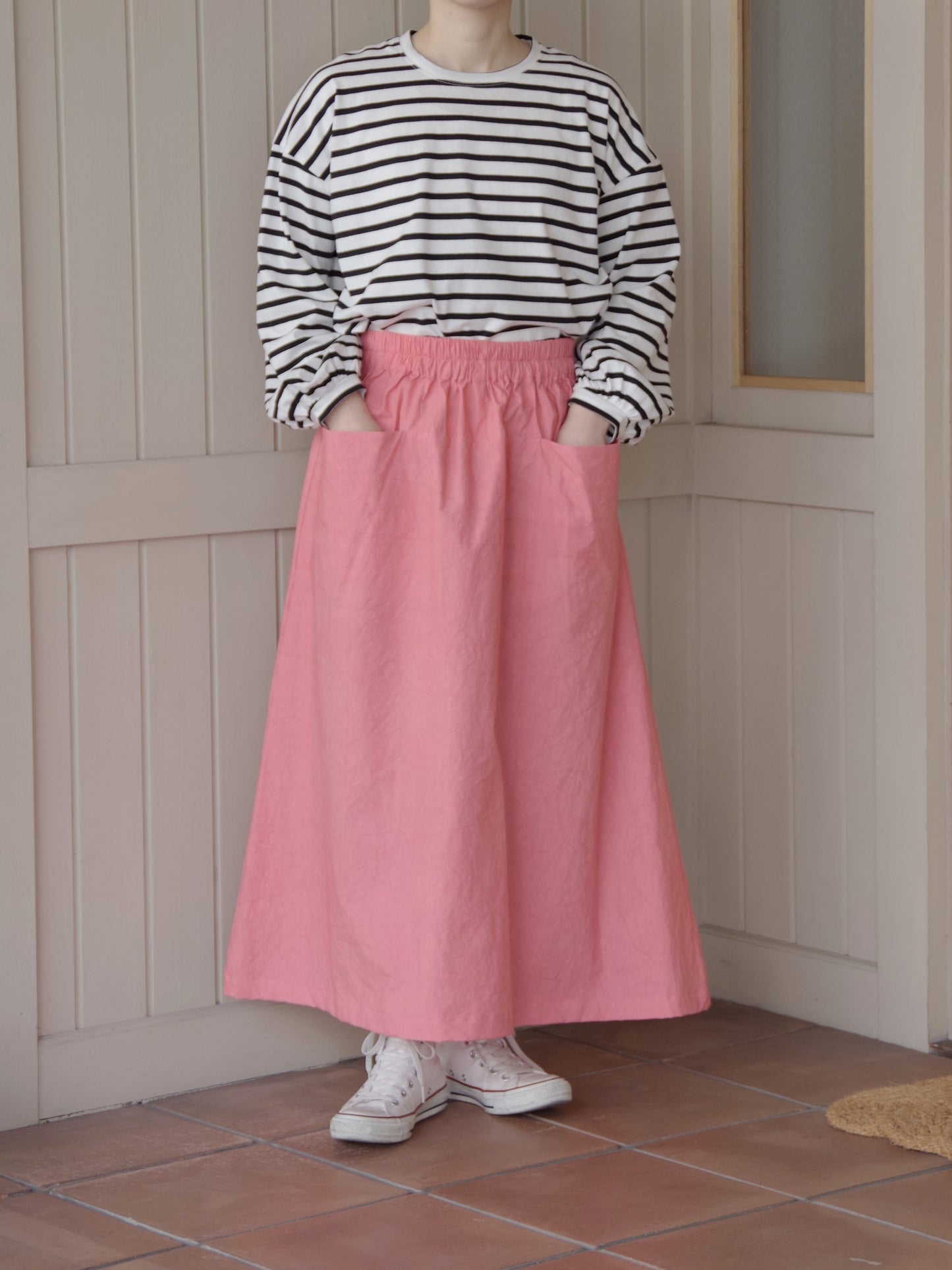 ダウンプルーフコットンカットインポケットスカート | atelier naruse