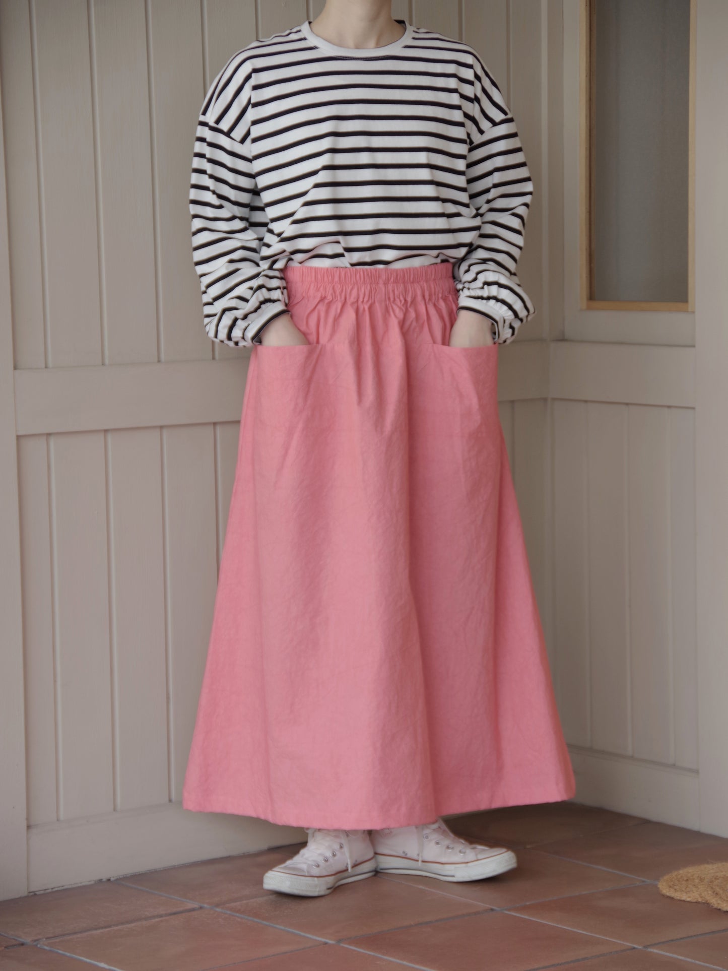 ダウンプルーフコットンカットインポケットスカート | atelier naruse