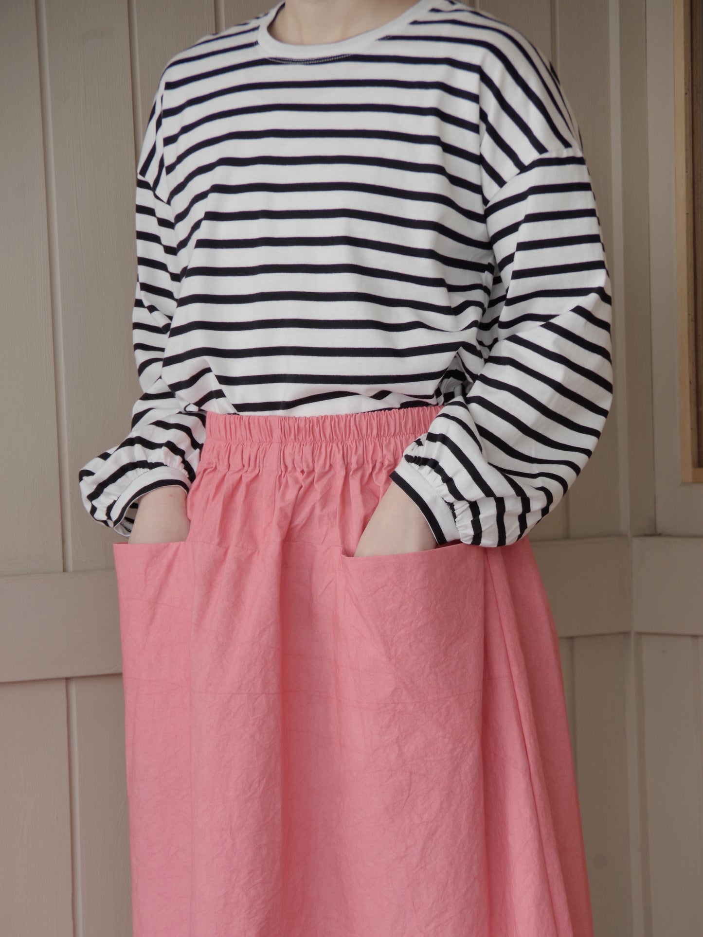 ダウンプルーフコットンカットインポケットスカート | atelier naruse