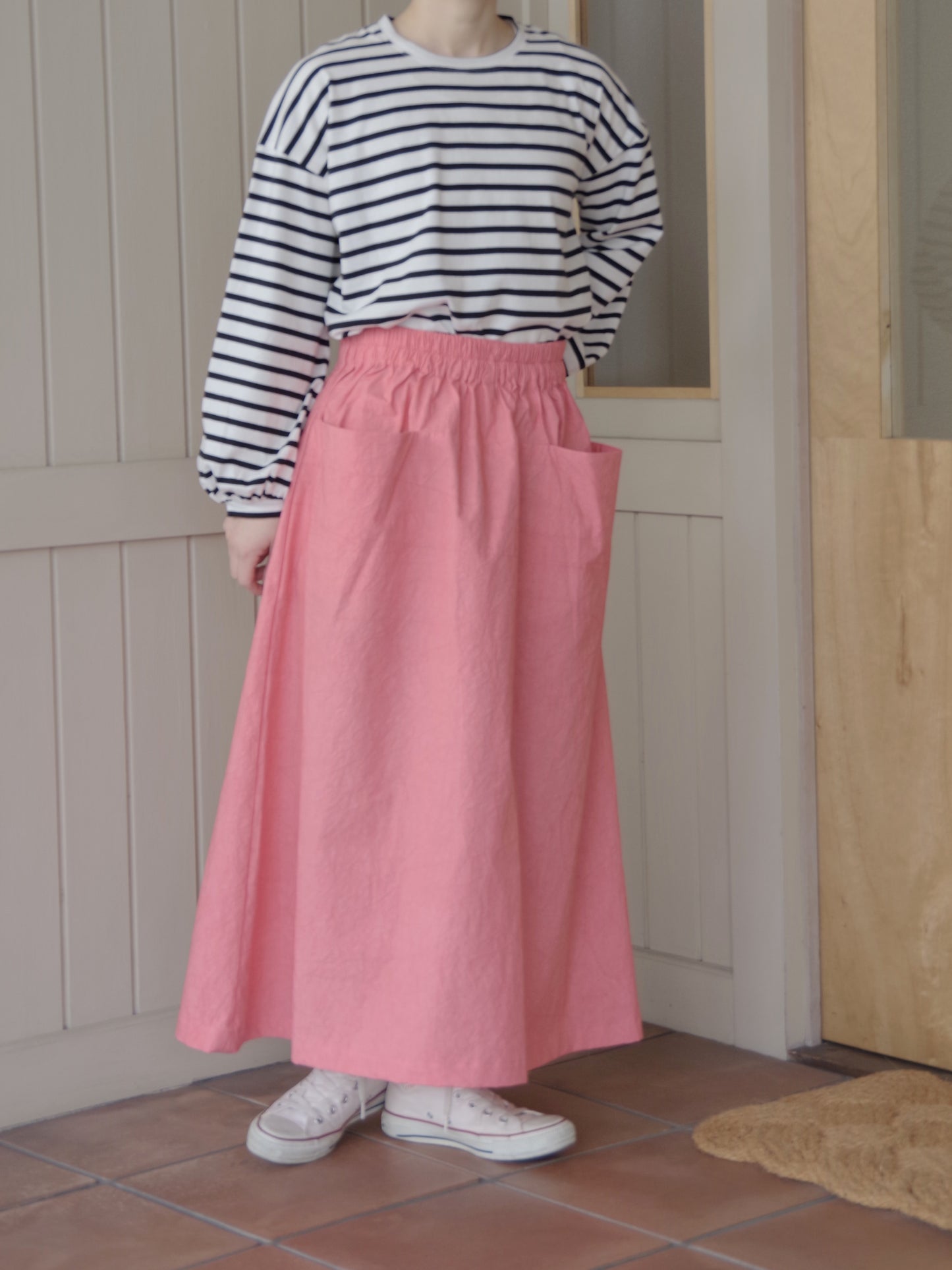 ダウンプルーフコットンカットインポケットスカート | atelier naruse