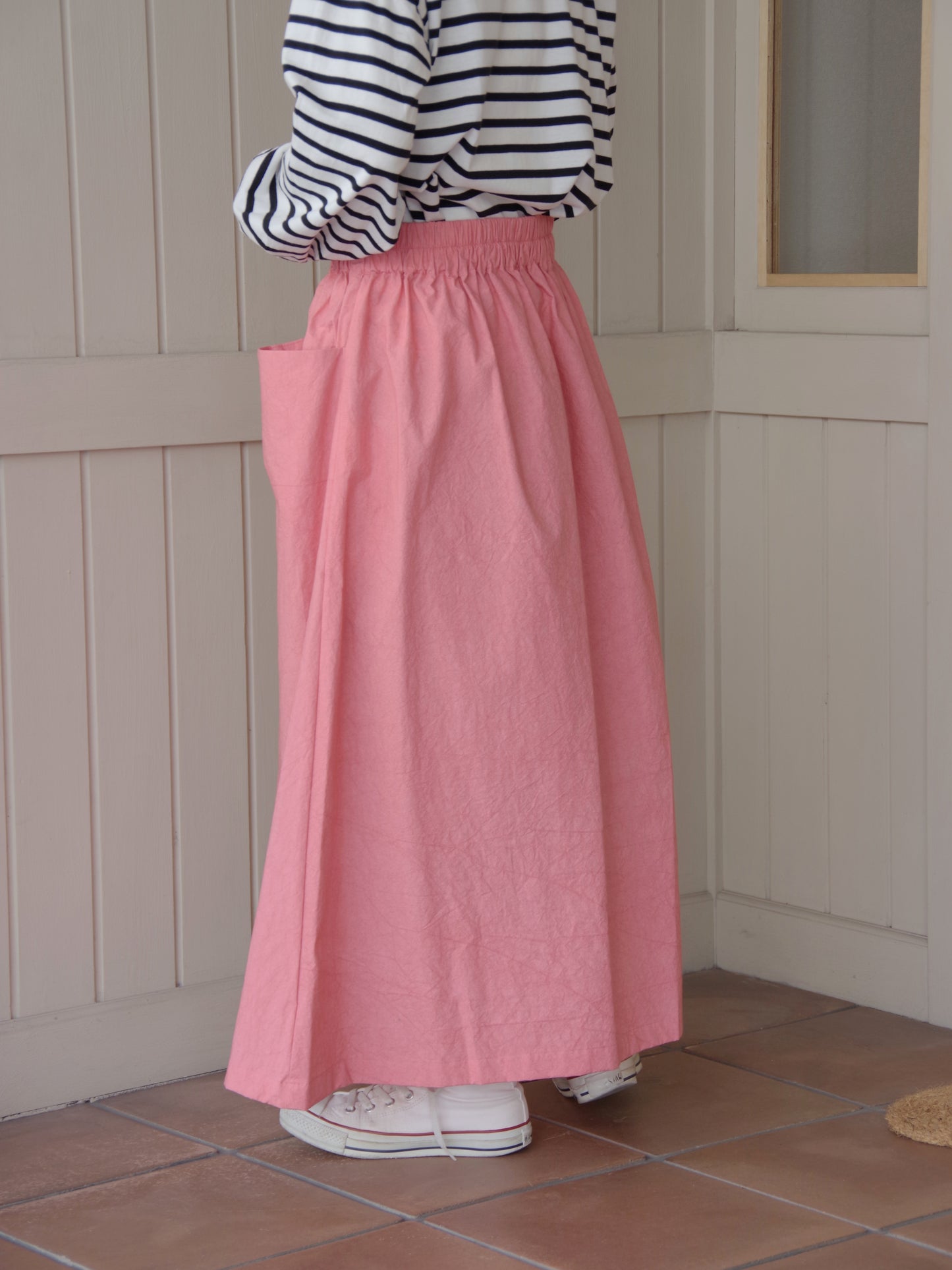 ダウンプルーフコットンカットインポケットスカート | atelier naruse