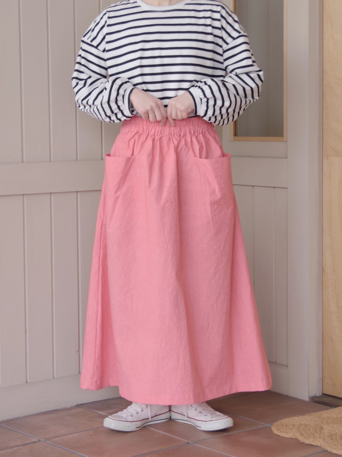 ダウンプルーフコットンカットインポケットスカート | atelier naruse