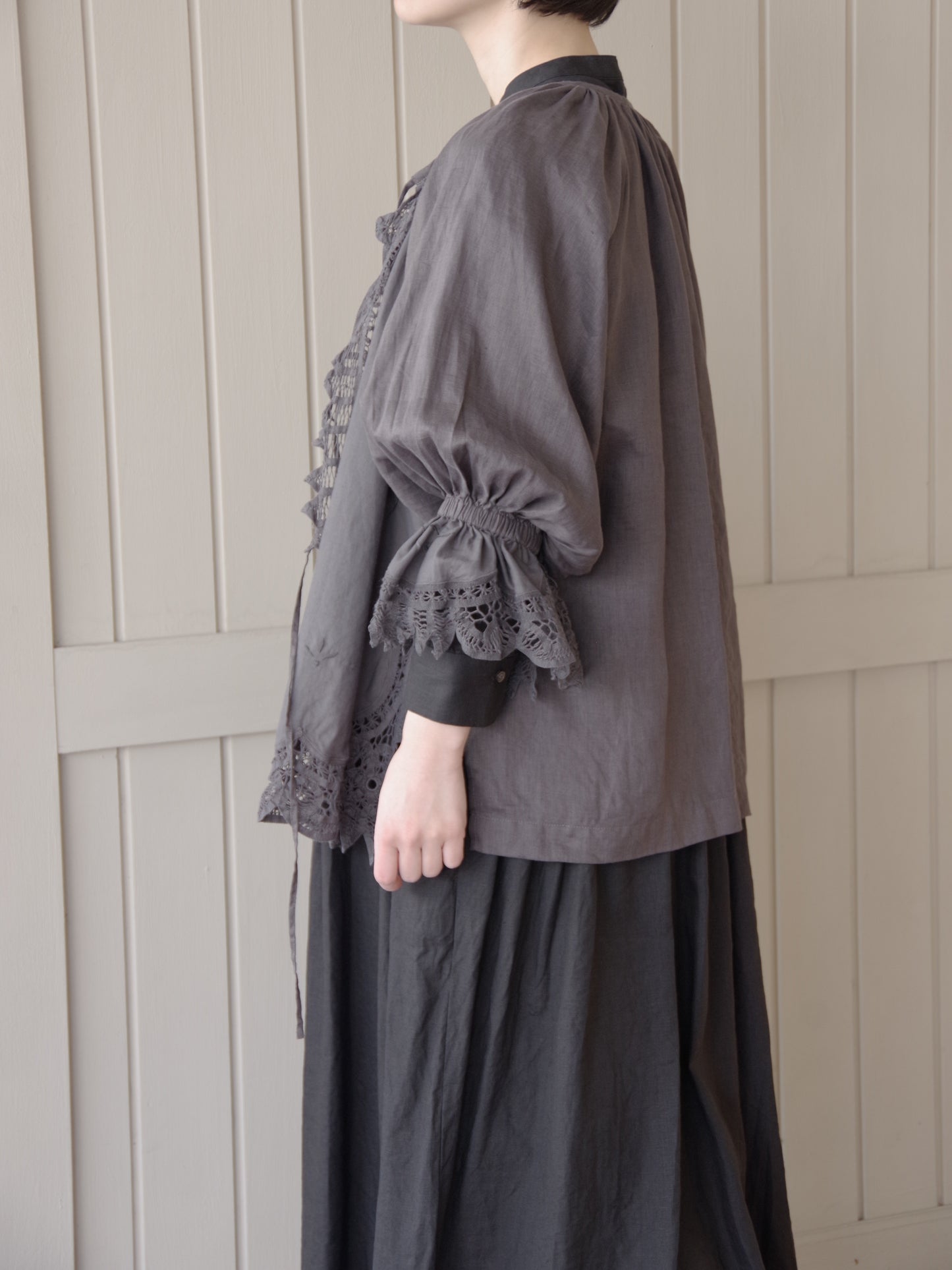 batten parts blouse | Heriter