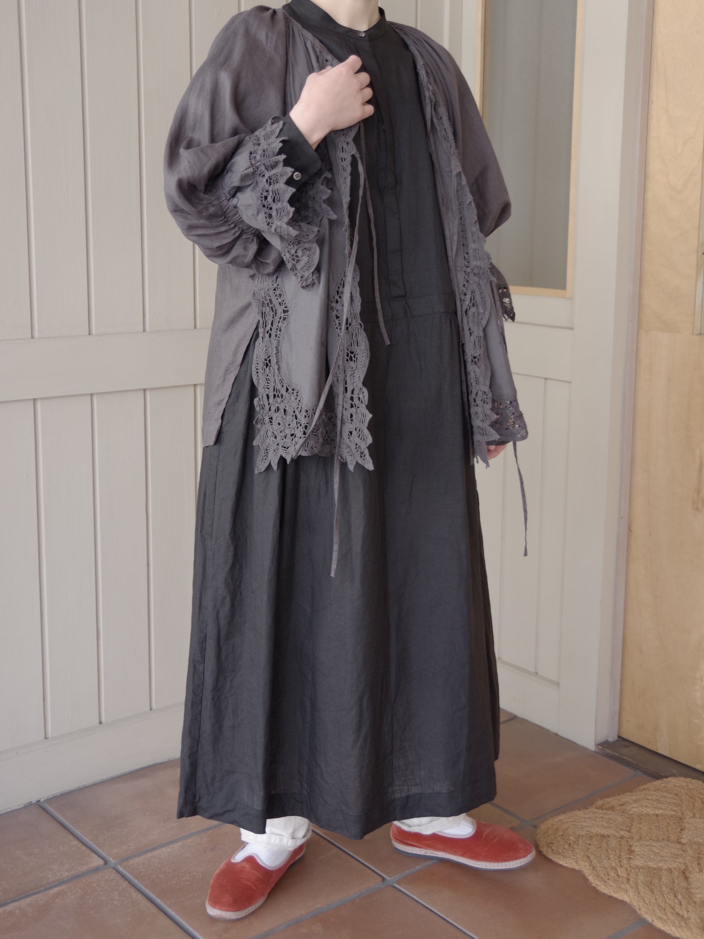 batten parts blouse | Heriter