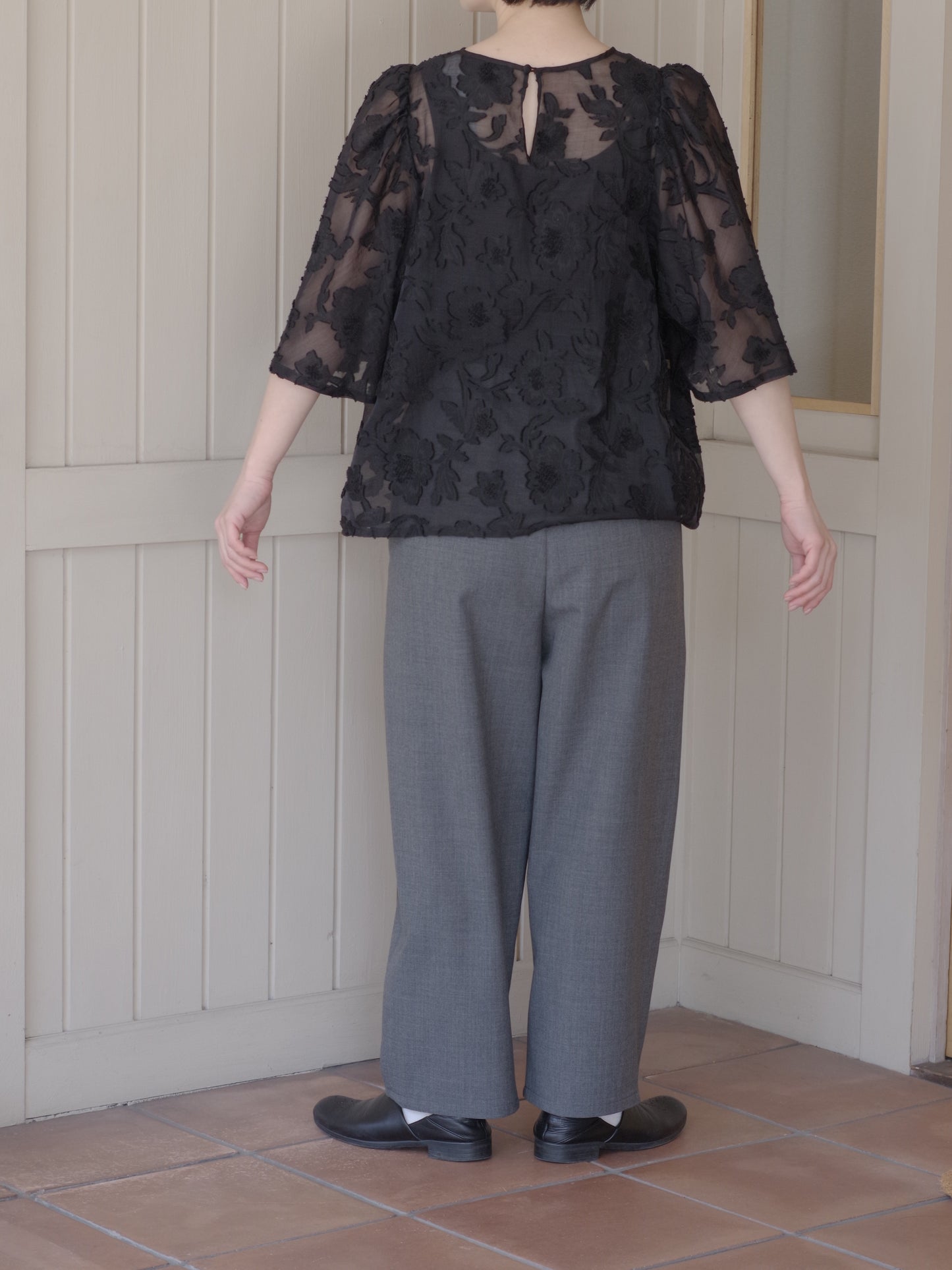 washable summer wool gum tack パンツ | yuni