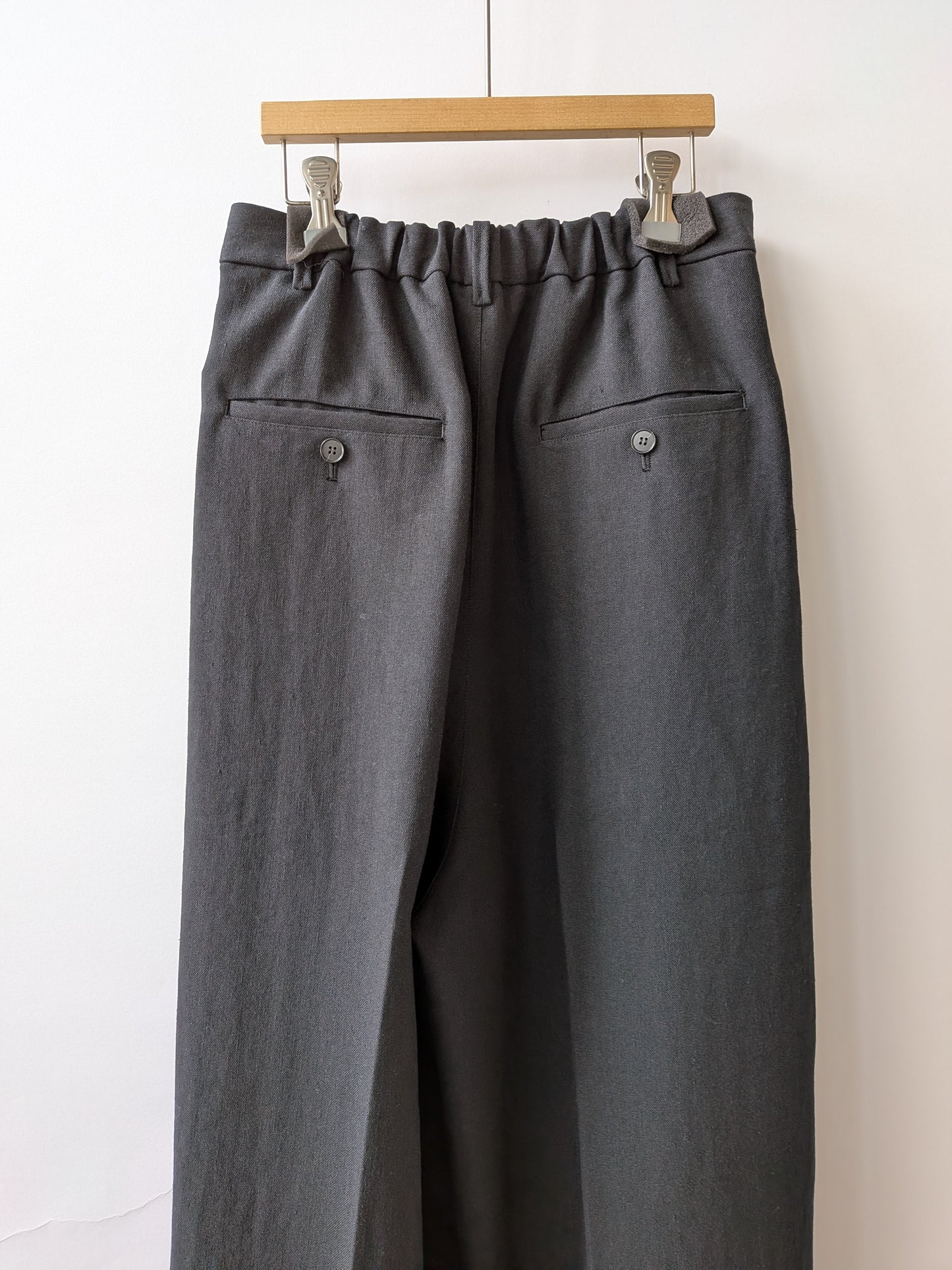 Linen/Polyester wide パンツ | yuni