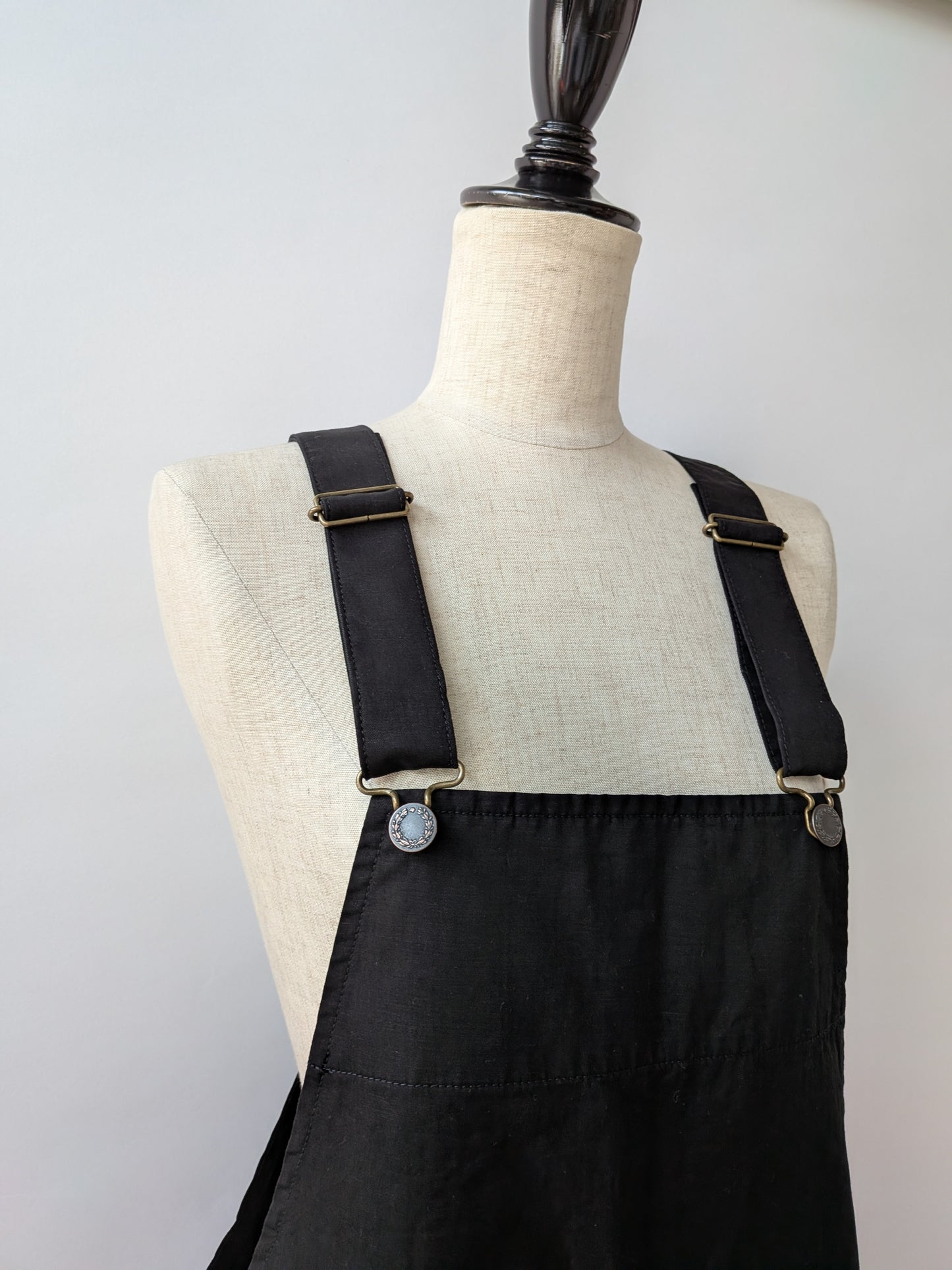 綿麻ツイルサロペット | Hands of creation