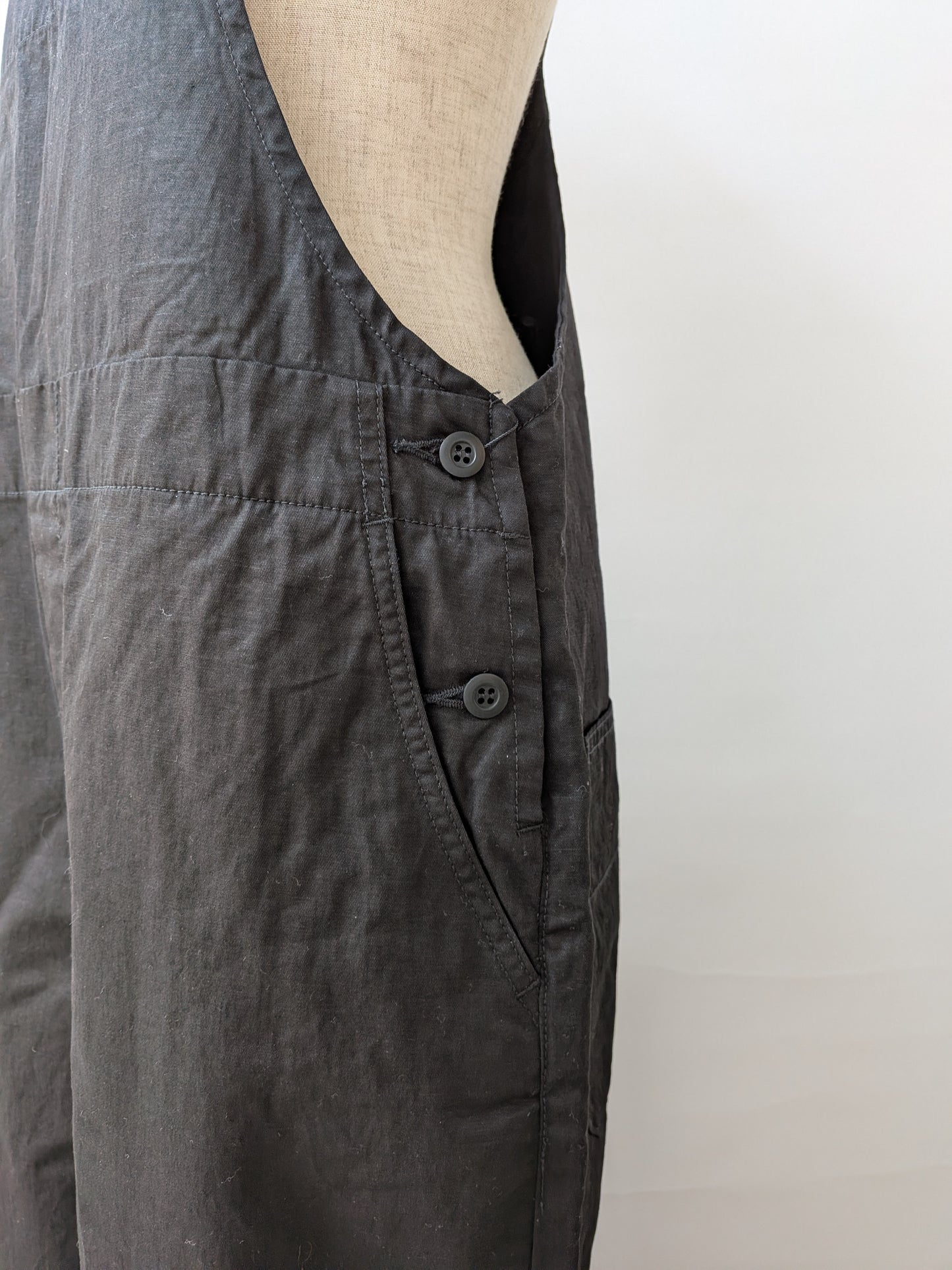 綿麻ツイルサロペット | Hands of creation