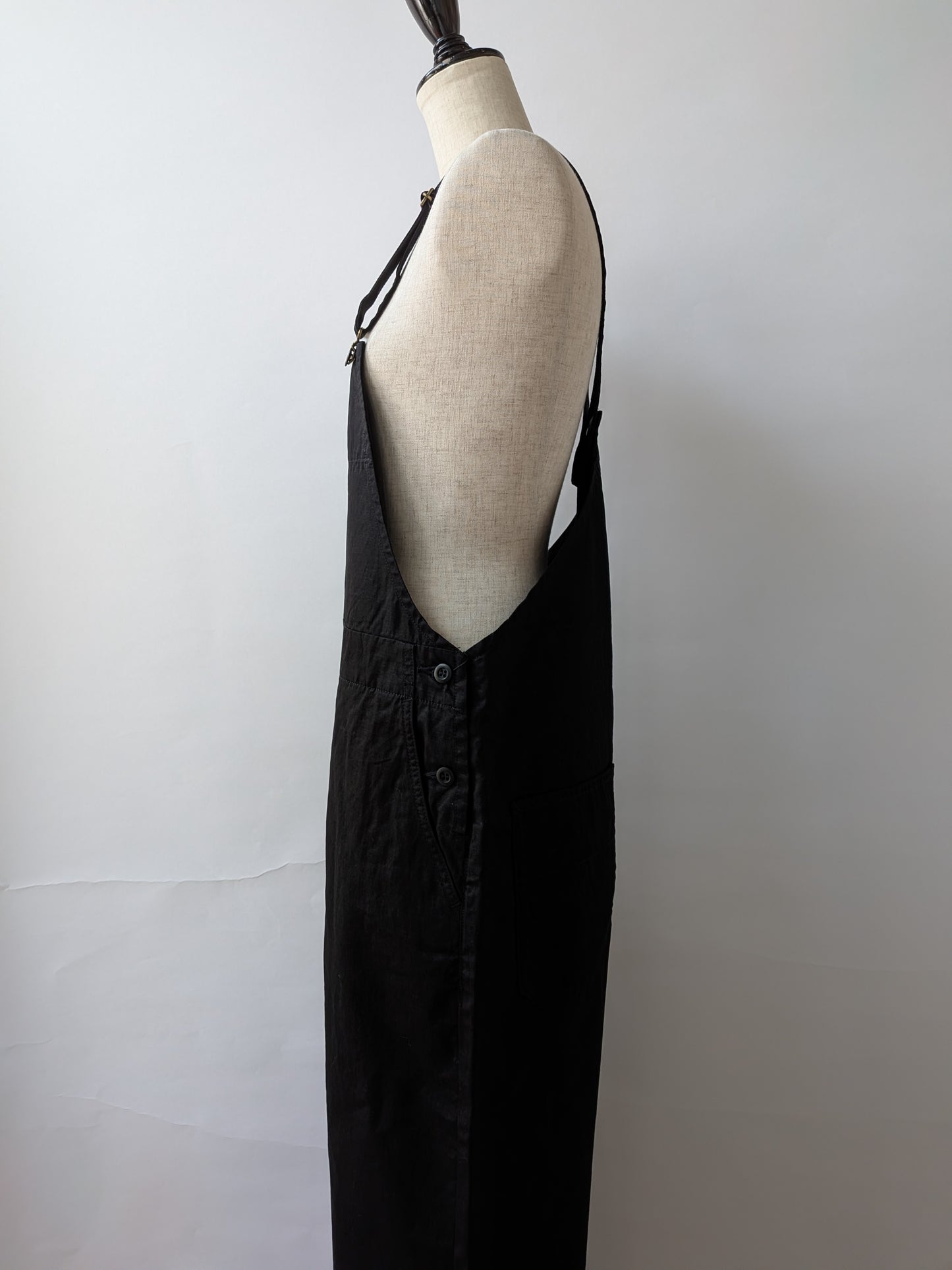 綿麻ツイルサロペット | Hands of creation