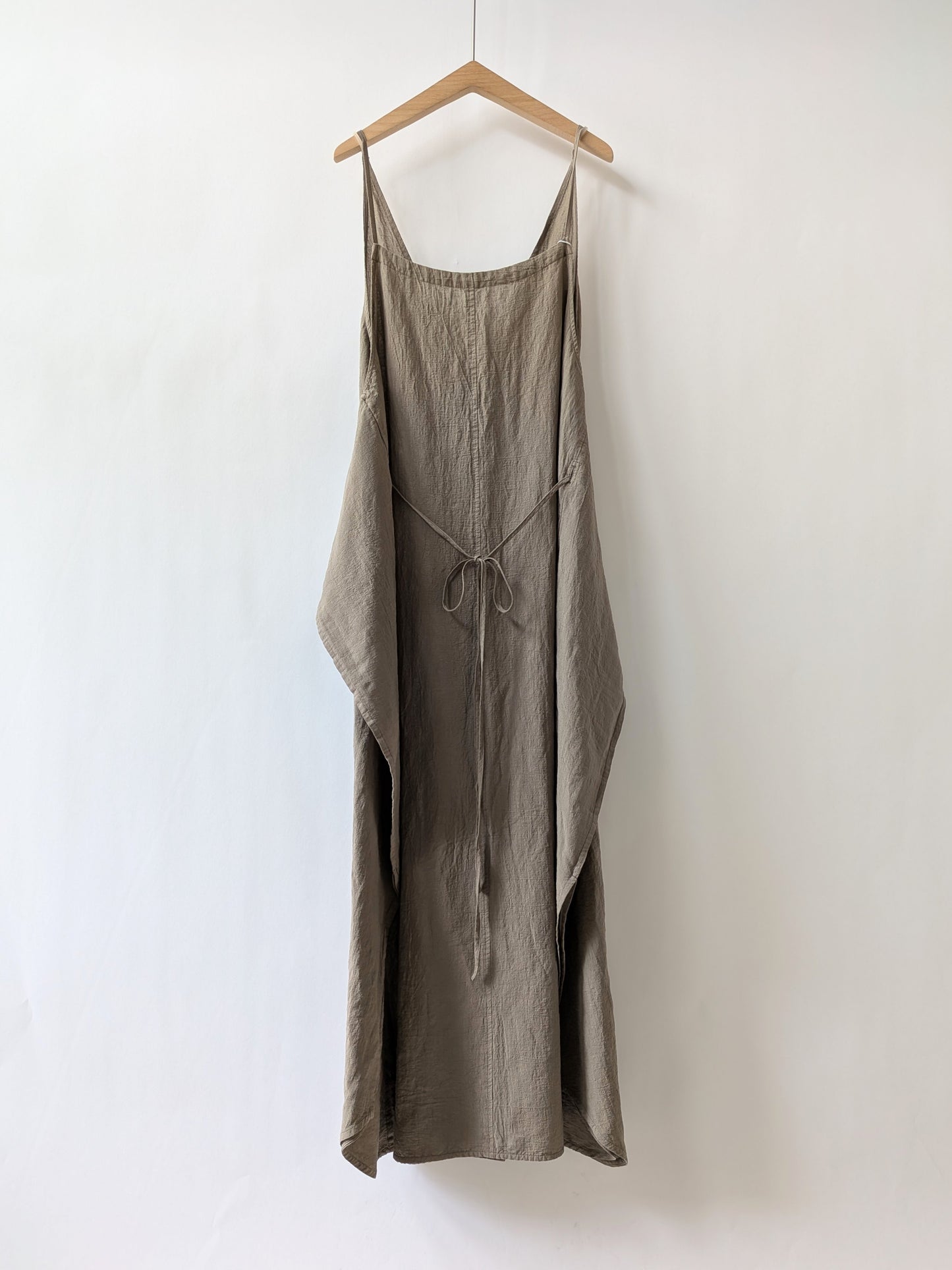強撚CottonLinen 近江晒 wrap ワンピース | yuni