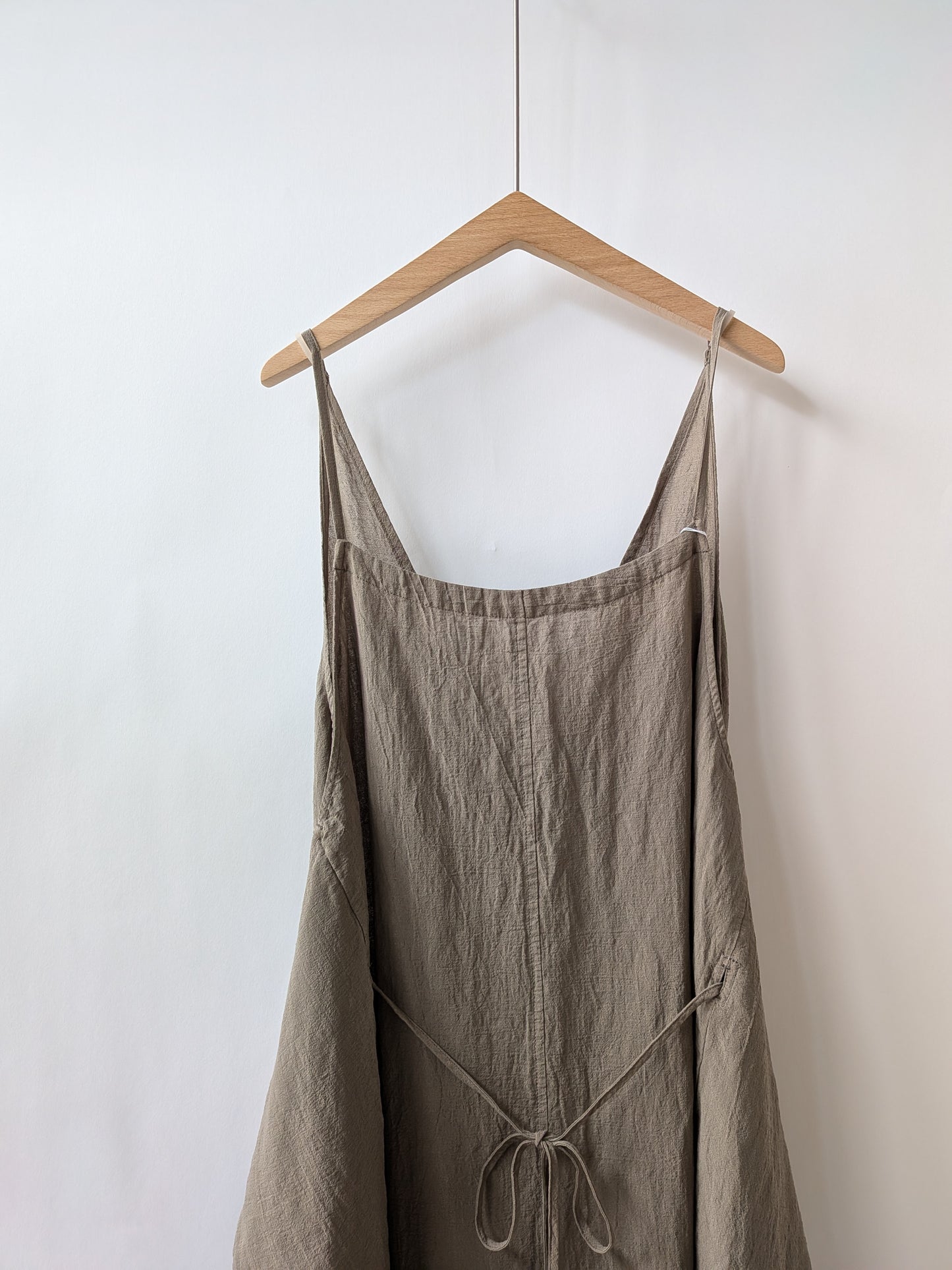 強撚CottonLinen 近江晒 wrap ワンピース | yuni
