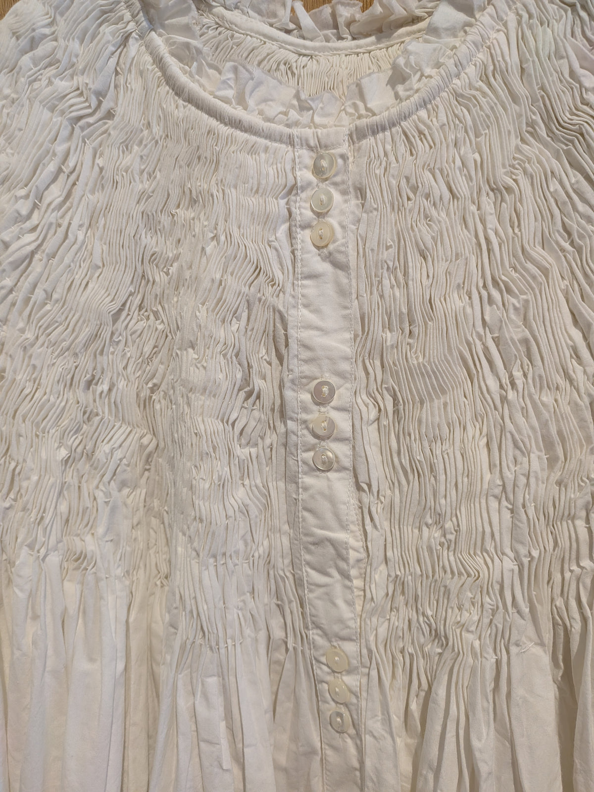 サーキュラースモッキングシャツ | ROBE de PEAU