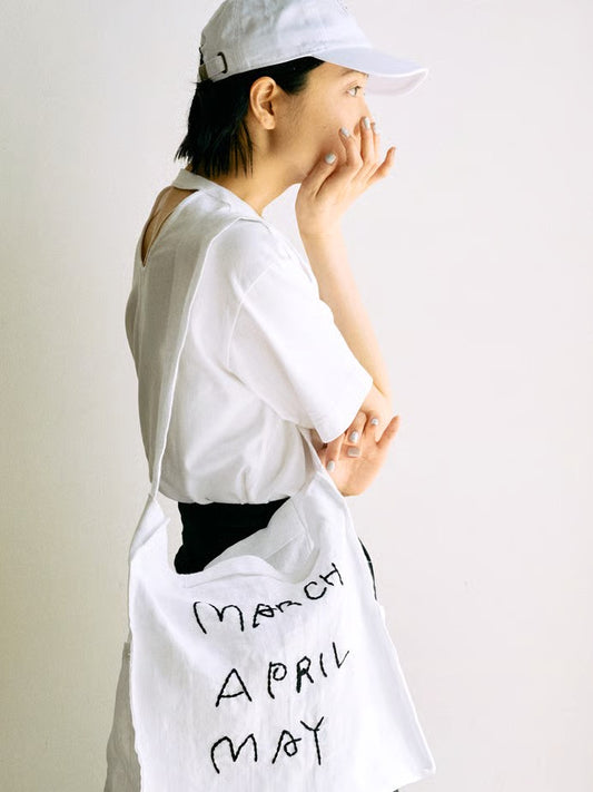 リネンショルダーバッグ  13L  | march april may