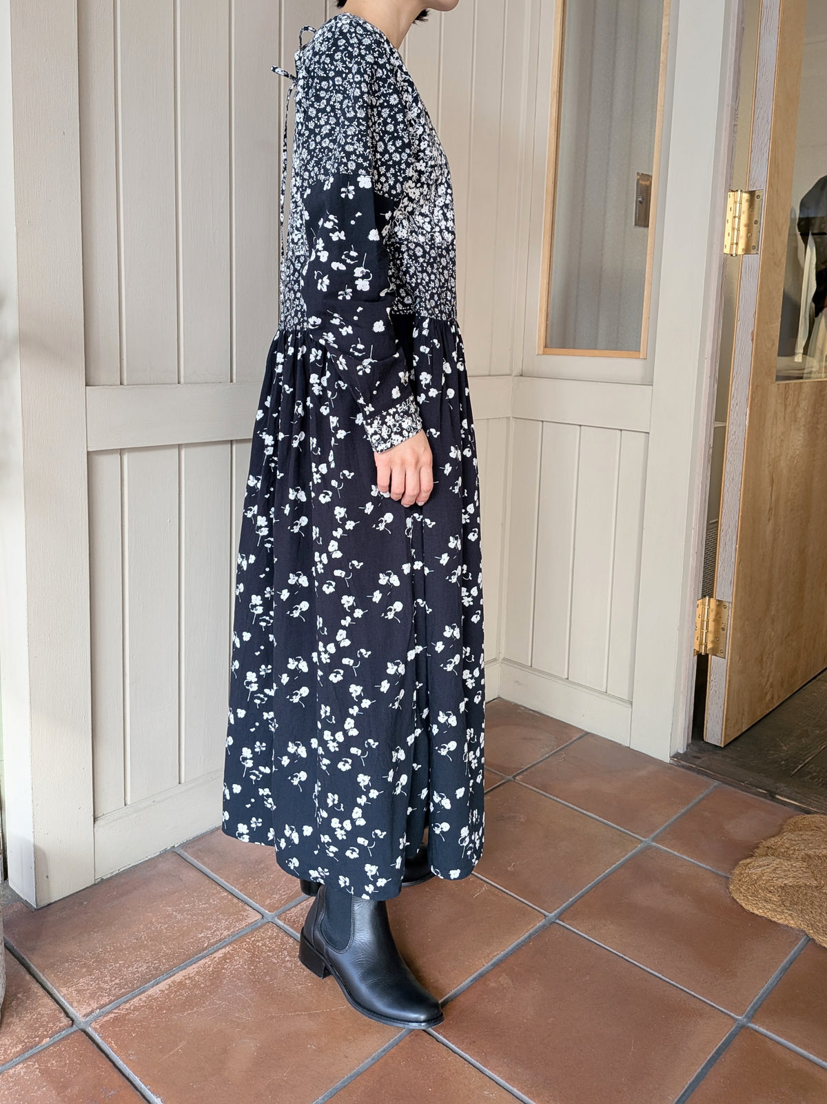 floral print swithing　ワンピース | yuni