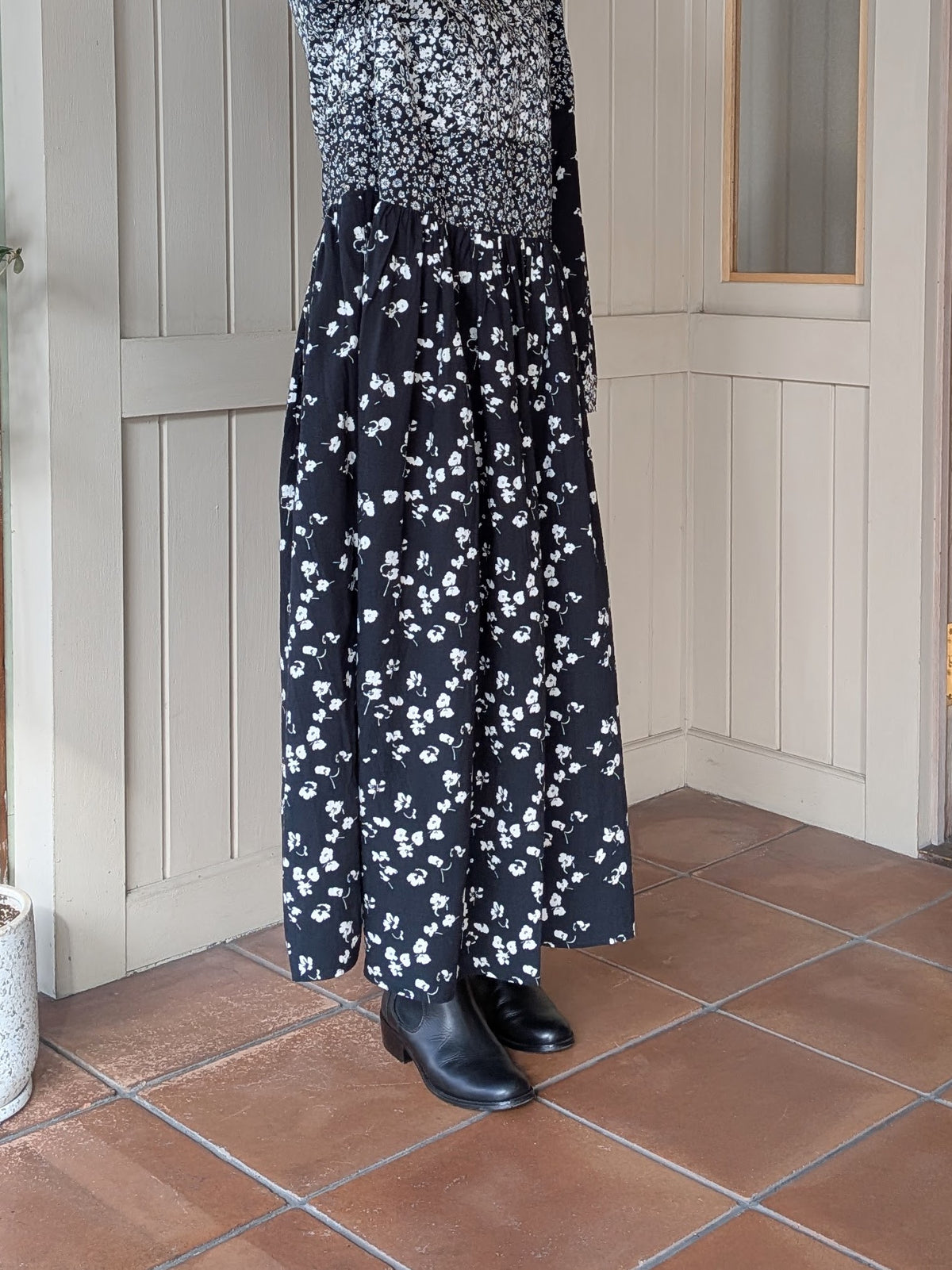 floral print swithing　ワンピース | yuni