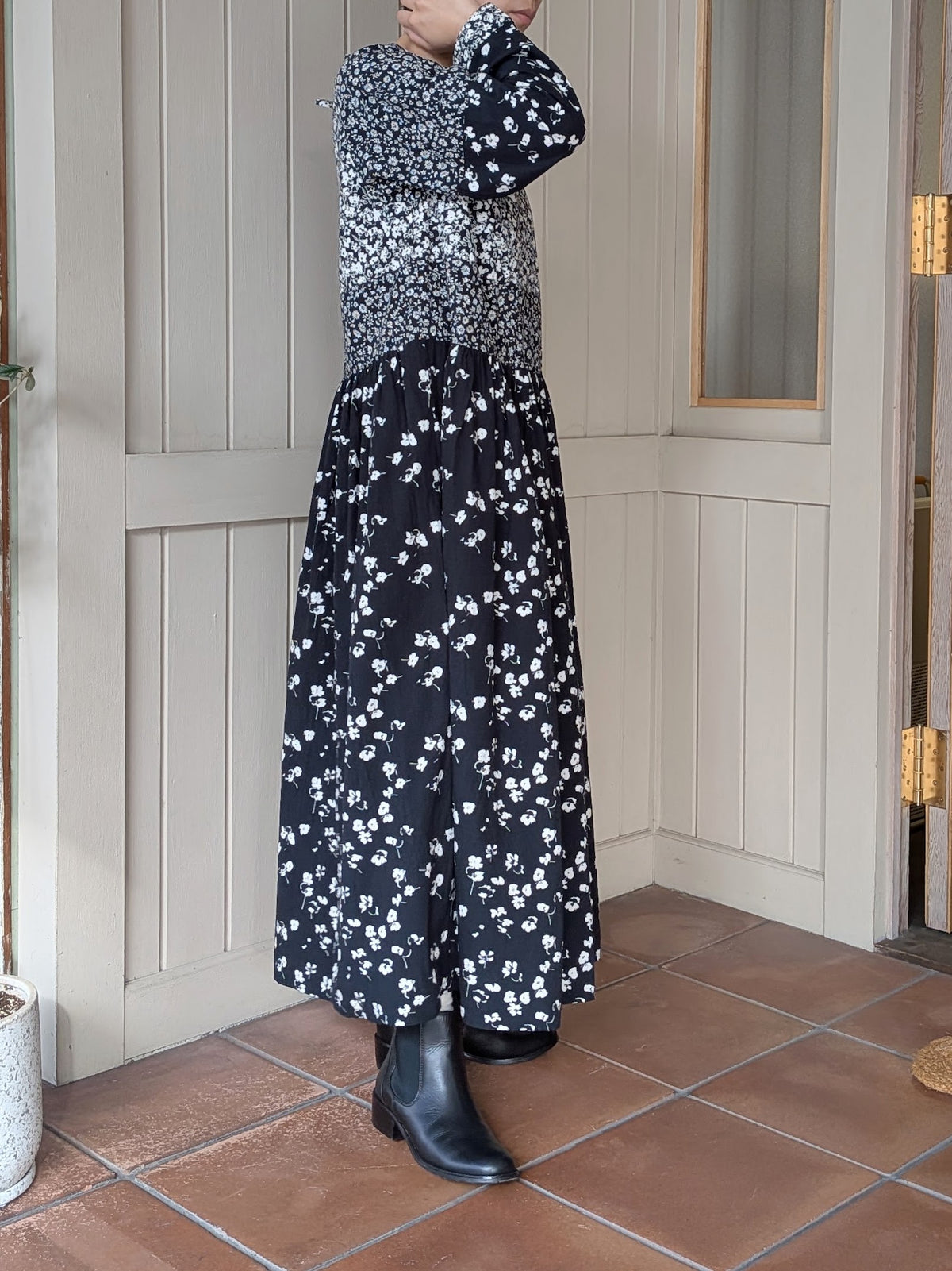 floral print swithing　ワンピース | yuni