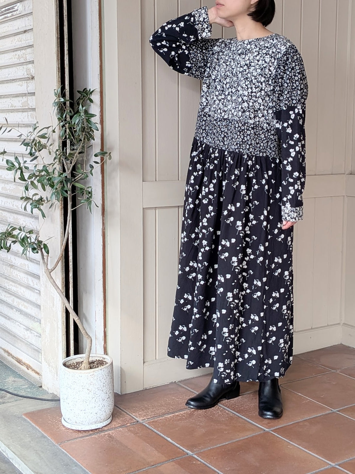 floral print swithing　ワンピース | yuni