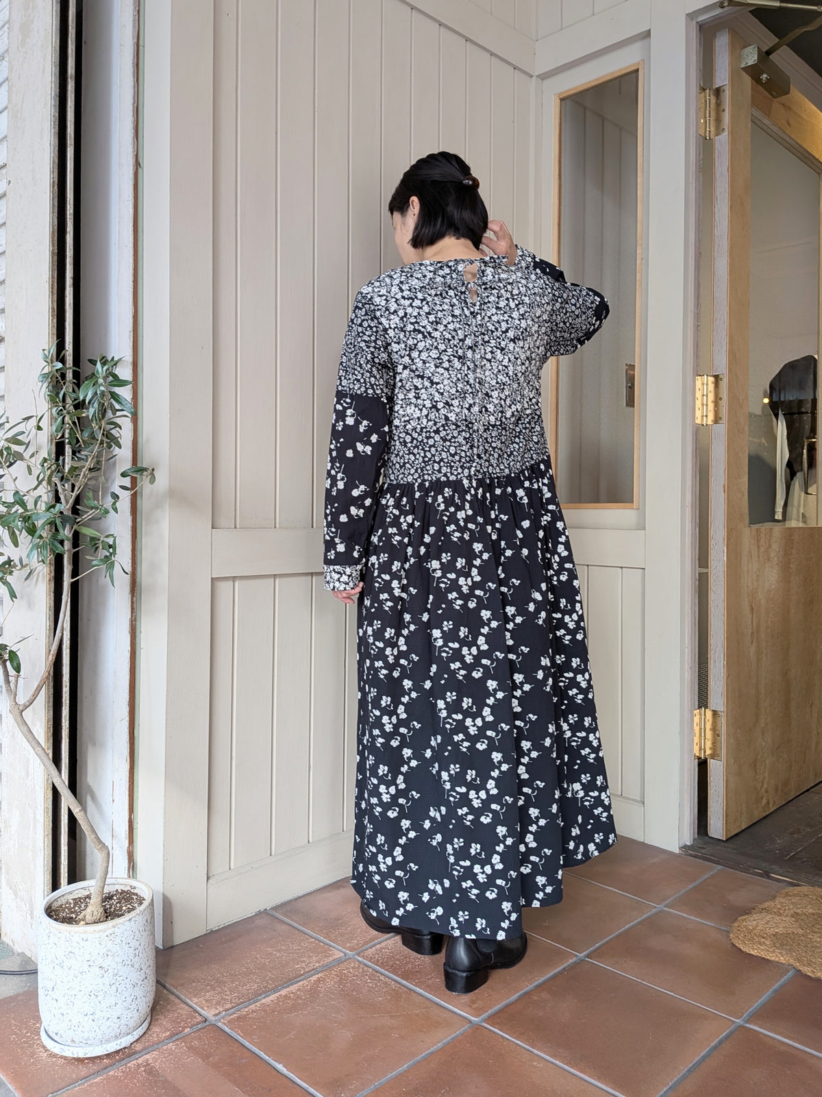 floral print swithing　ワンピース | yuni