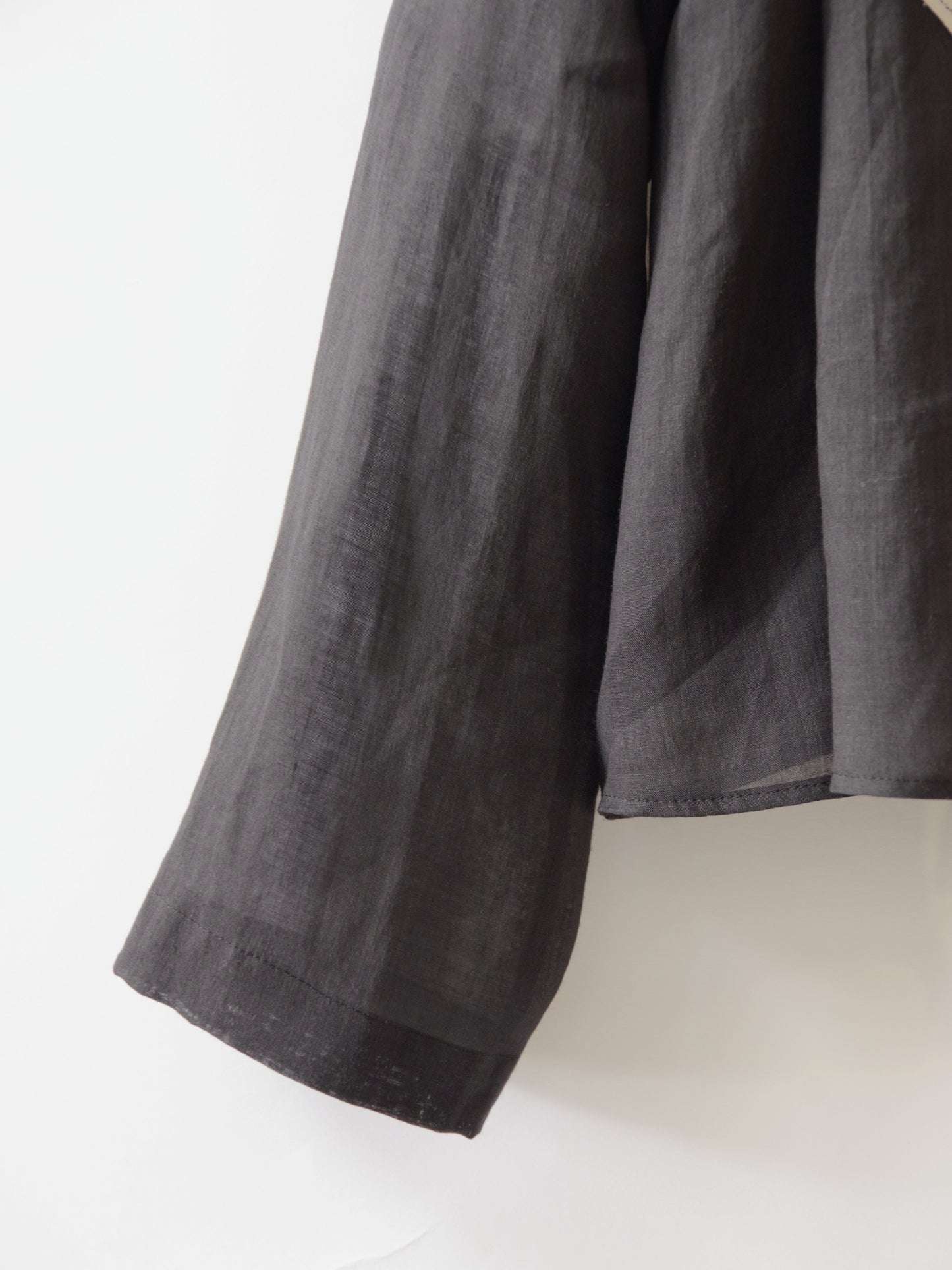 batten collar parts blouse  |  Heriter