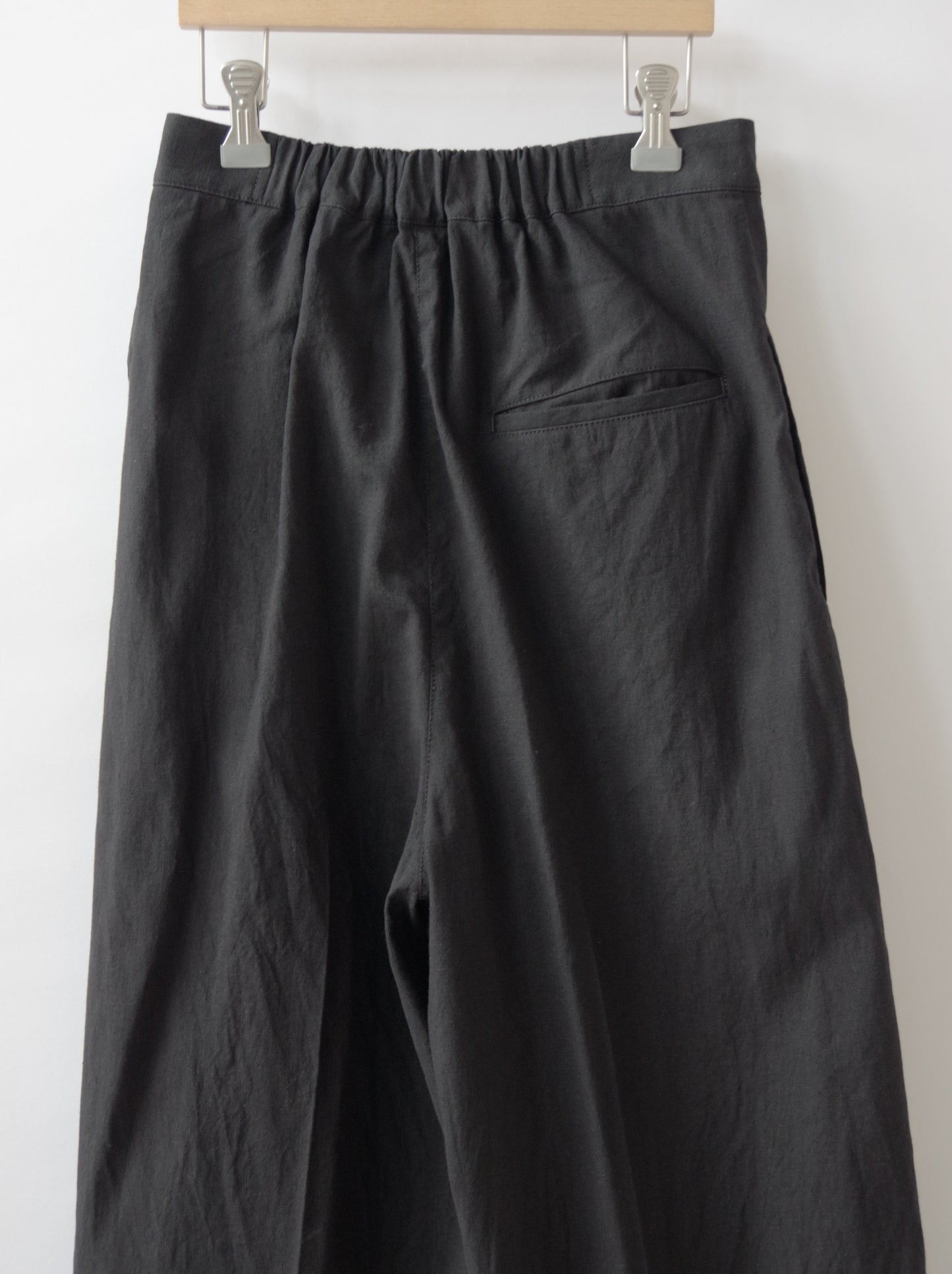 高密度Cotton/Linen high waist wrap パンツ | yuni