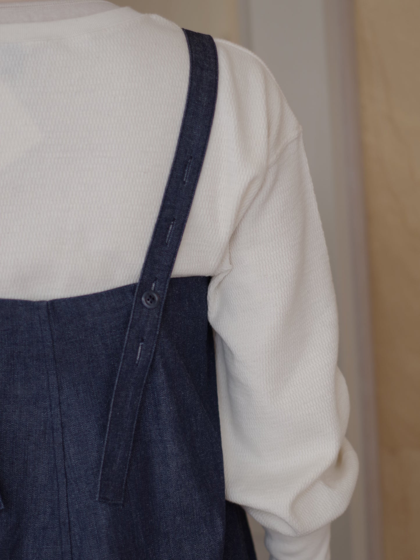 8.5ozライトデニム ロングサロペット | HAVERSACK