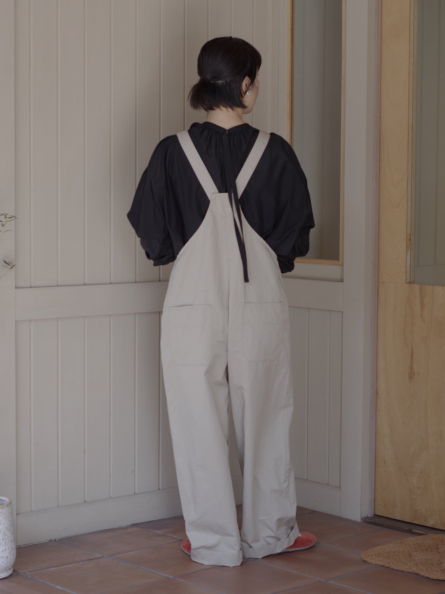 綿麻ツイルサロペット | Hands of creation