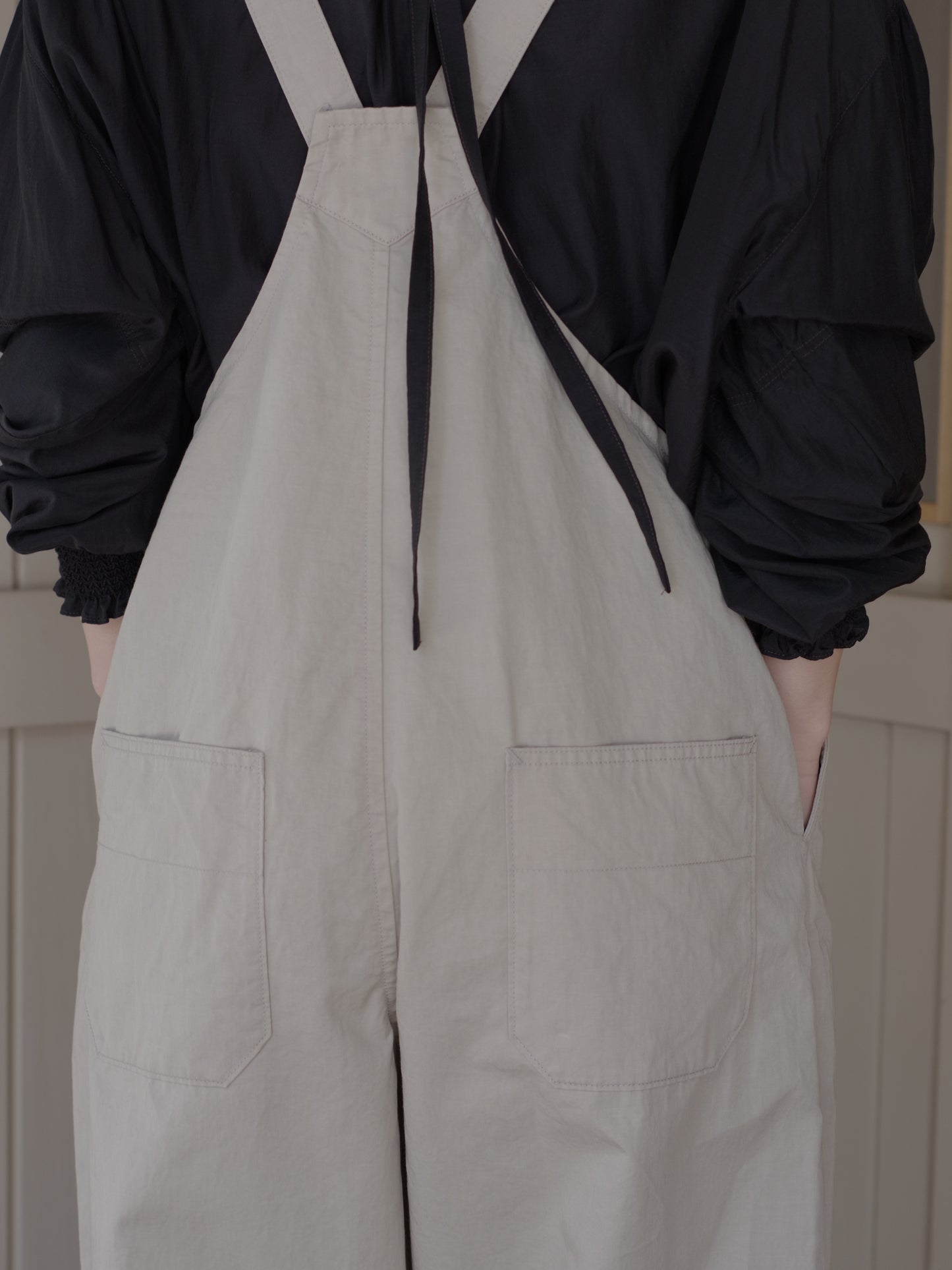 綿麻ツイルサロペット | Hands of creation