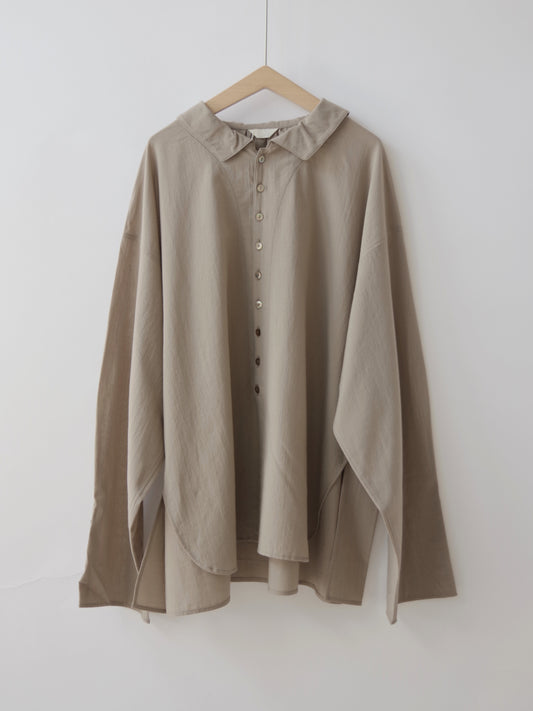 ボイルローンオブロングカラーシャツ | koton