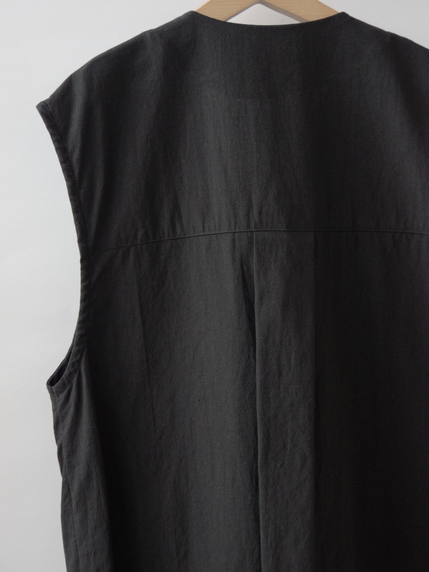 高密度Cotton/Linen ベスト | yuni
