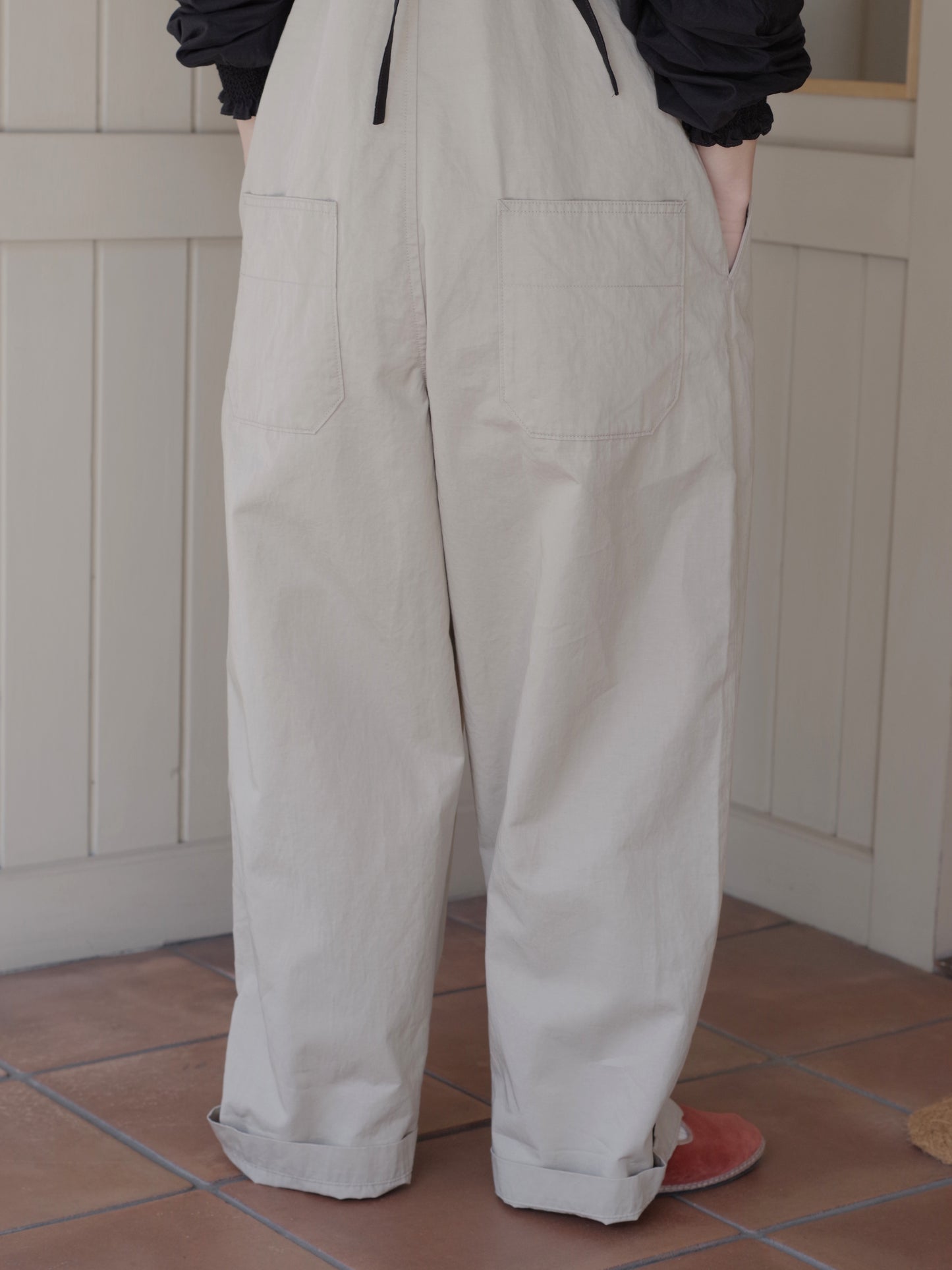 綿麻ツイルサロペット | Hands of creation