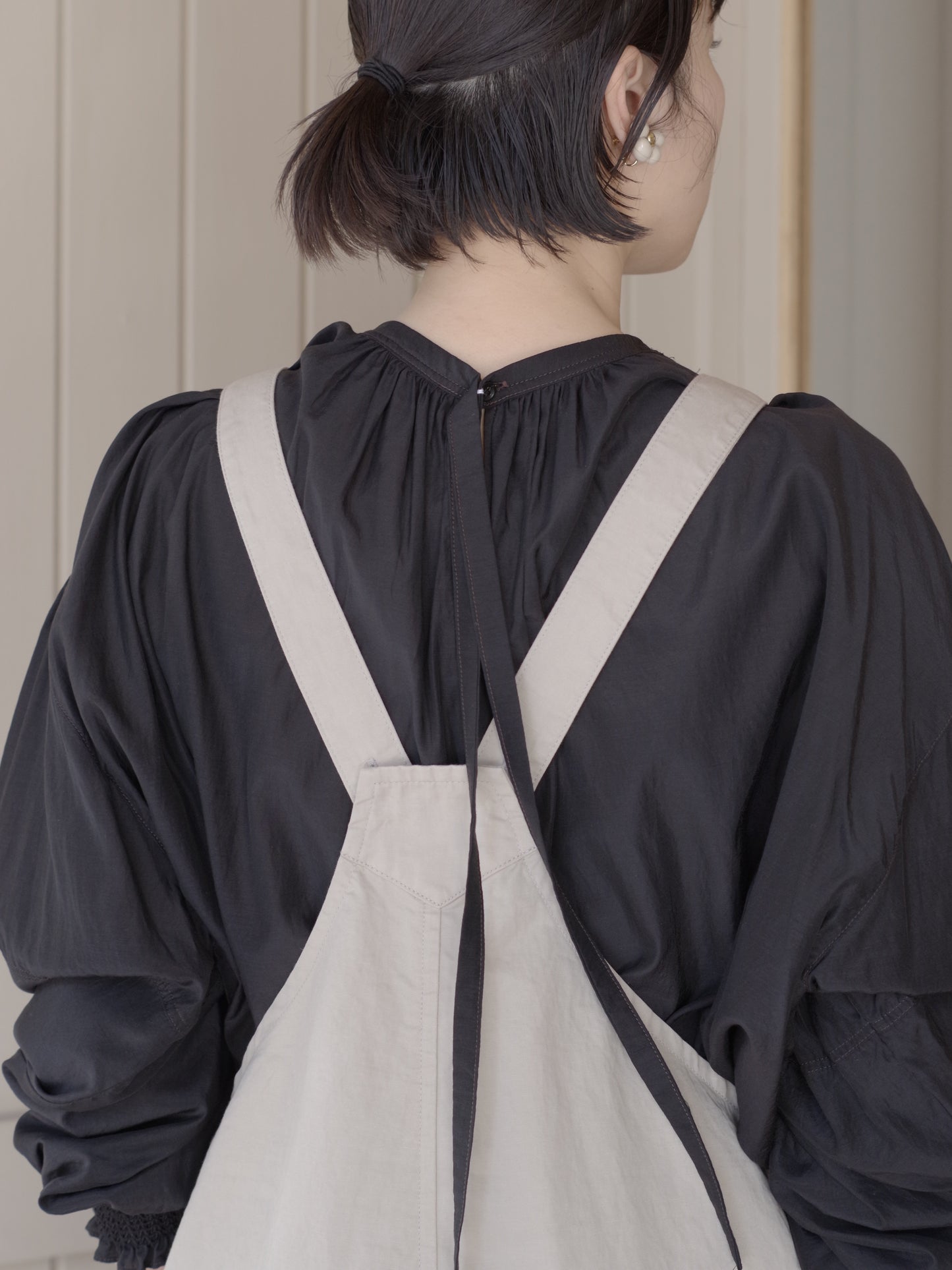 綿麻ツイルサロペット | Hands of creation