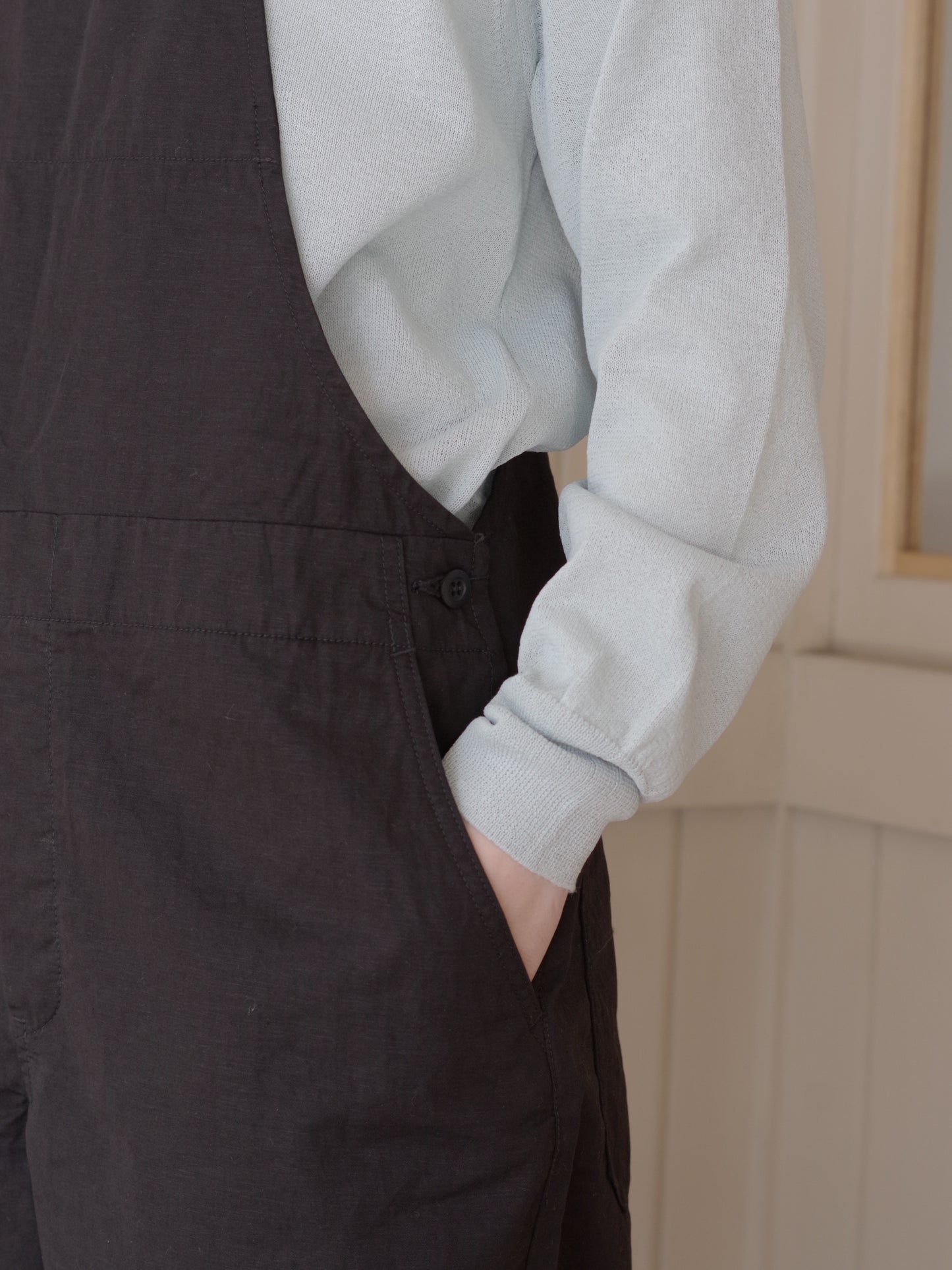 綿麻ツイルサロペット | Hands of creation